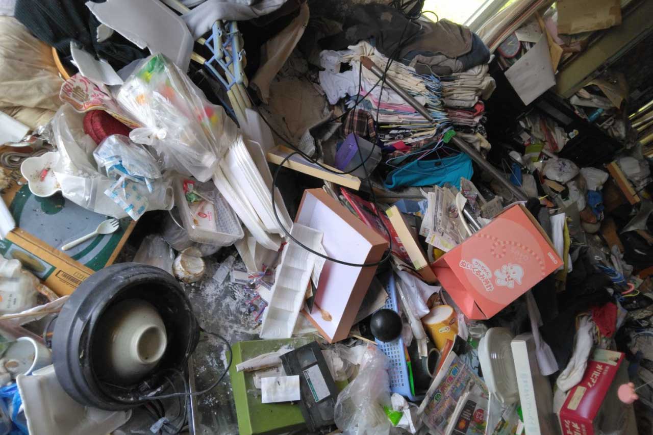 不用品回収のビフォー写真