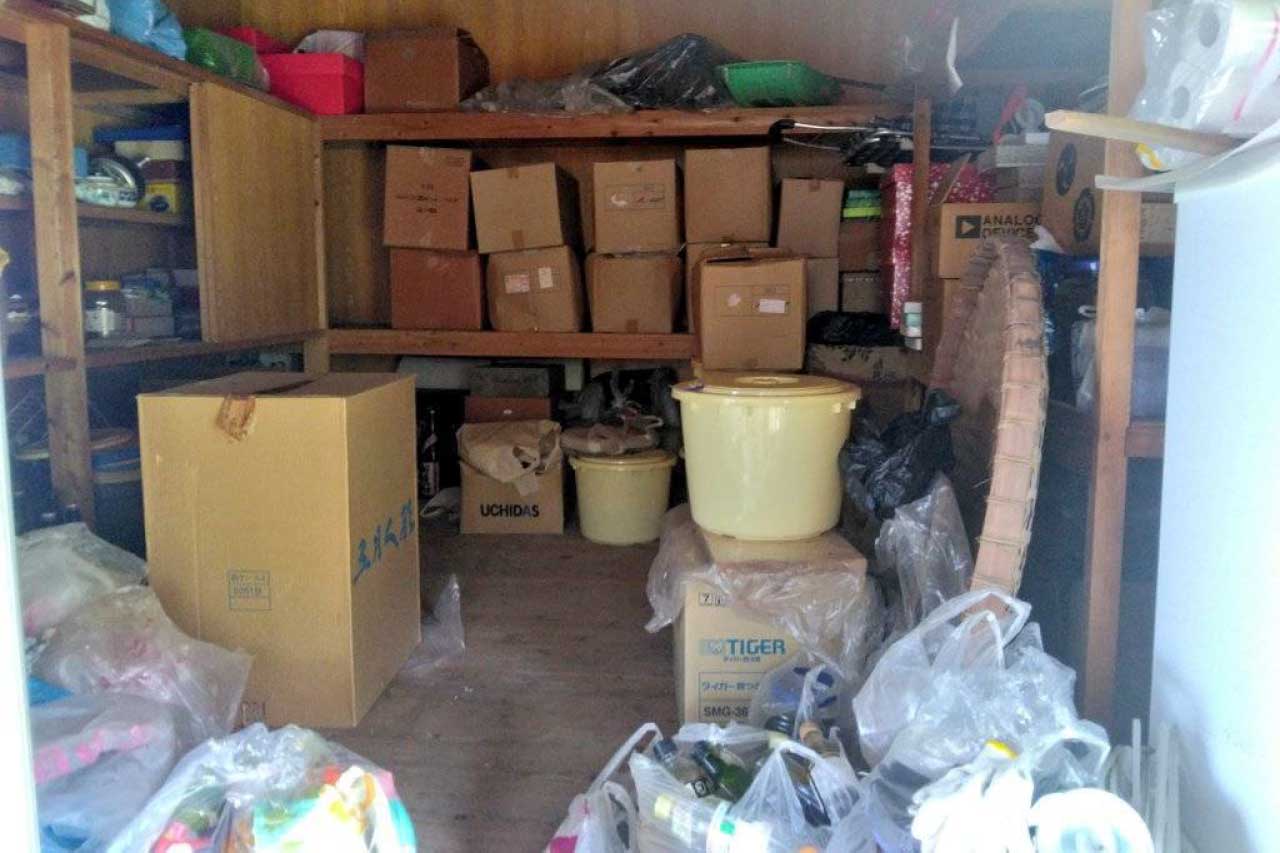 不用品回収のビフォー写真